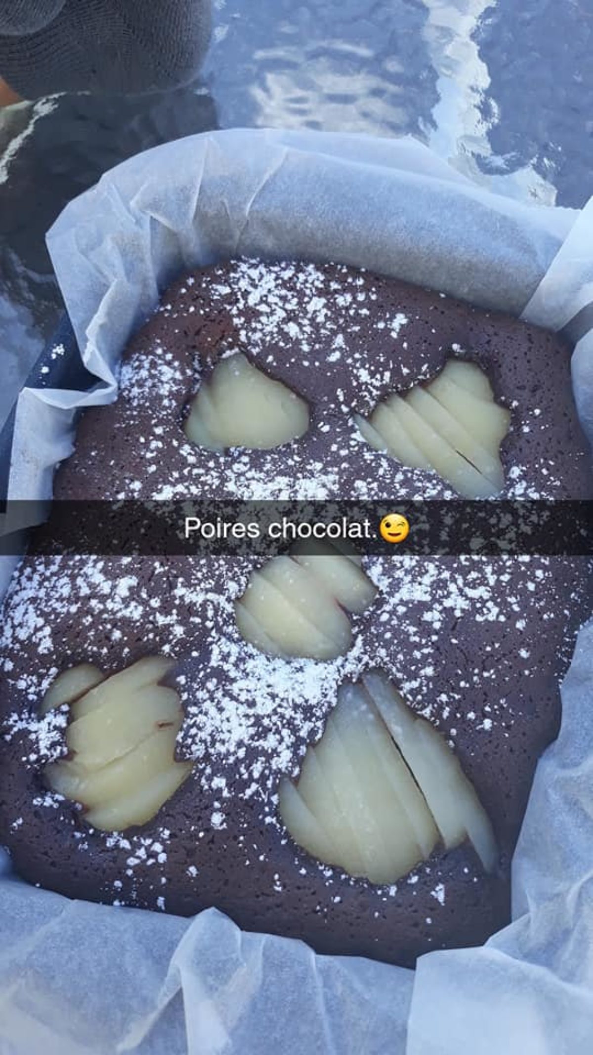 Gâteau poires chocolat - Recette Cake Factory