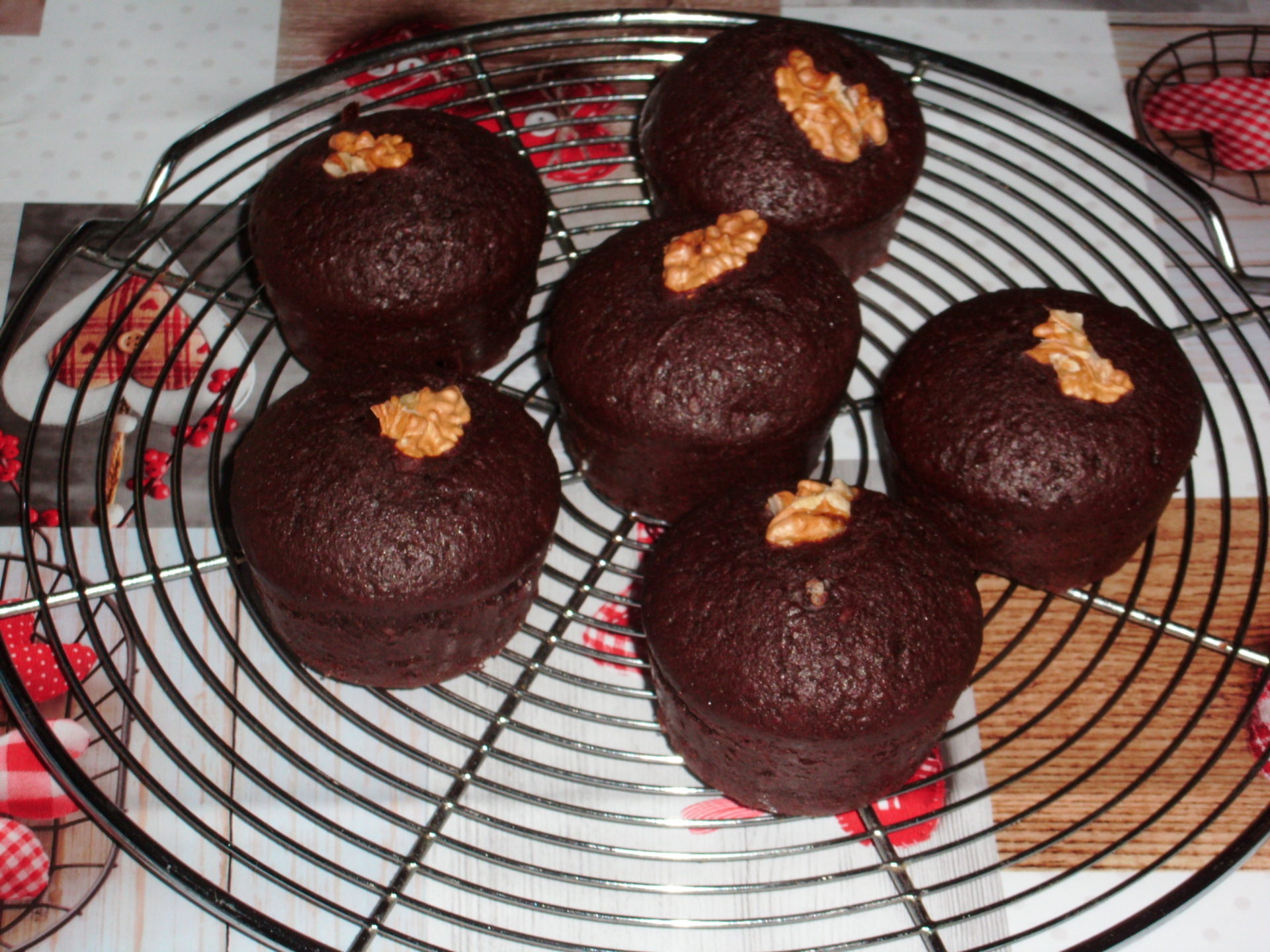 Muffin chocolat noisette
