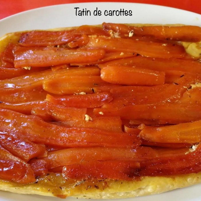 Tatin de carottes - Recette Cake Factory